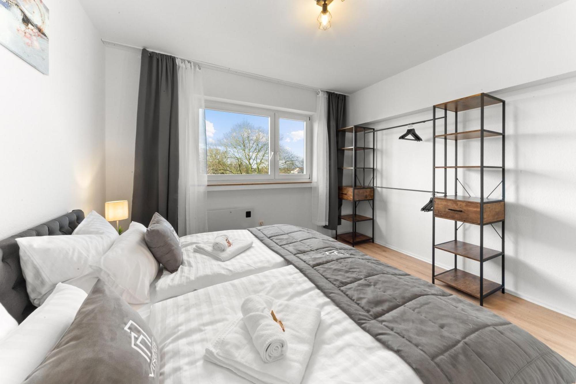 Vinful: Premium-Apartment Mit Balkon Und Parkplatz Mülheim an der Ruhr Exteriör bild