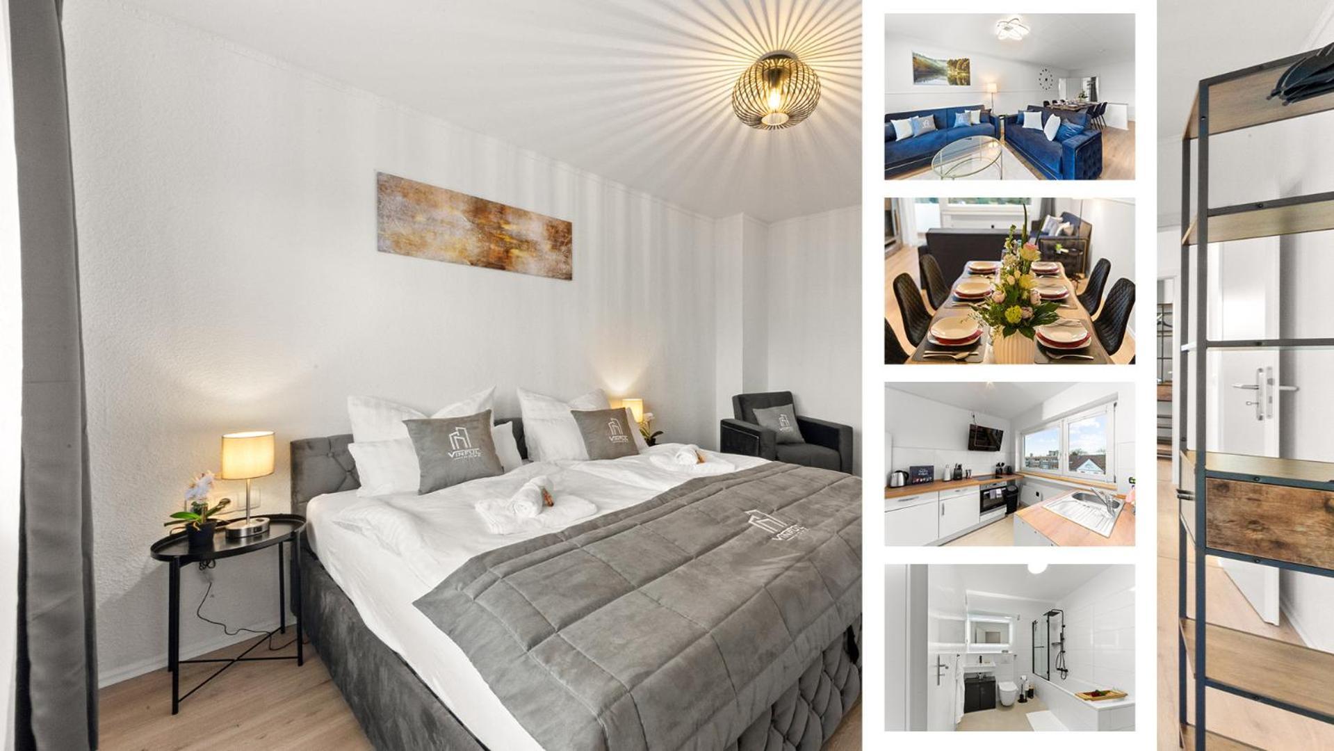 Vinful: Premium-Apartment Mit Balkon Und Parkplatz Mülheim an der Ruhr Exteriör bild